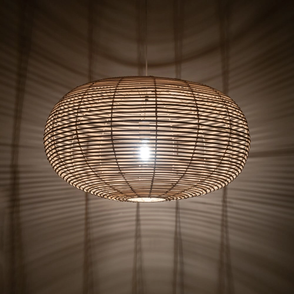 Natürliche Pendelleuchte Rattan L Ø 70cm Lyora 5903139111553