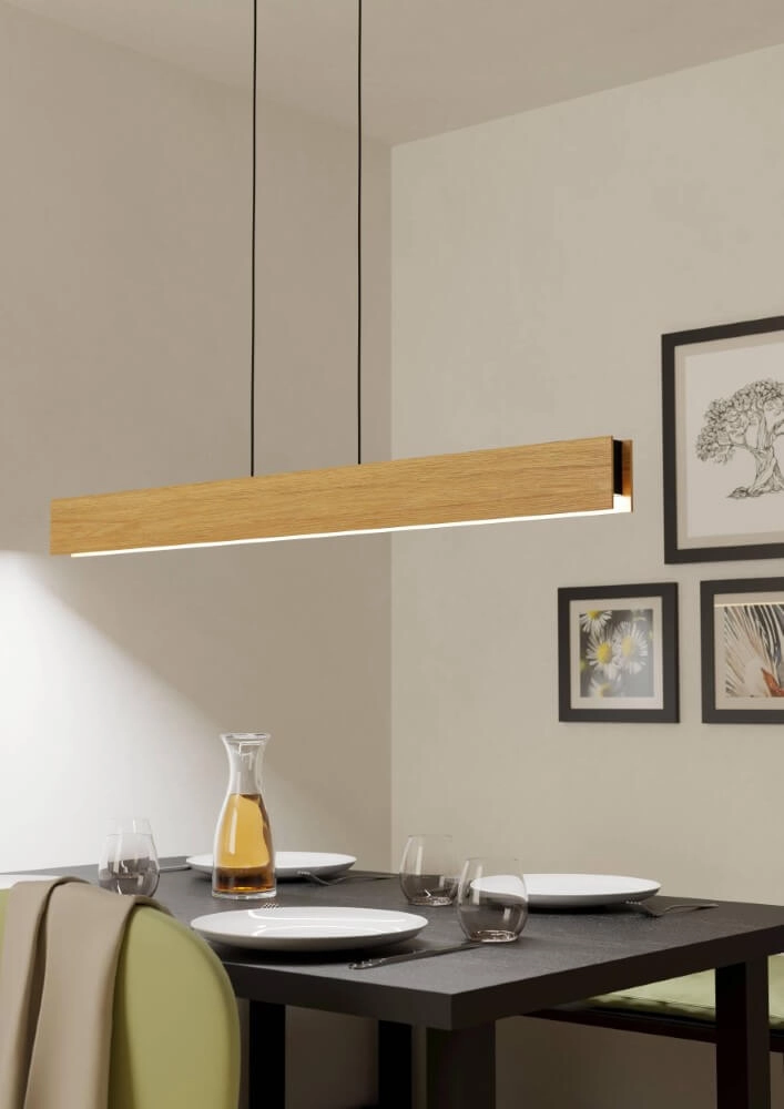 Hängelampe aus Holz Anchorena-Z 123cm Eglo 9008606243679