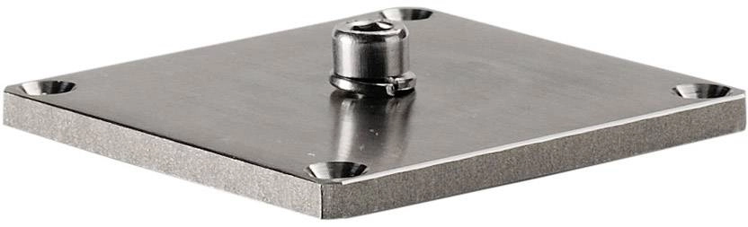 Montageplatte für Dasar Led Metallgrau