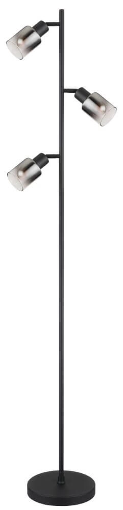 Stehlampe Hubertus mit Rauchglas Globo 9007371458011