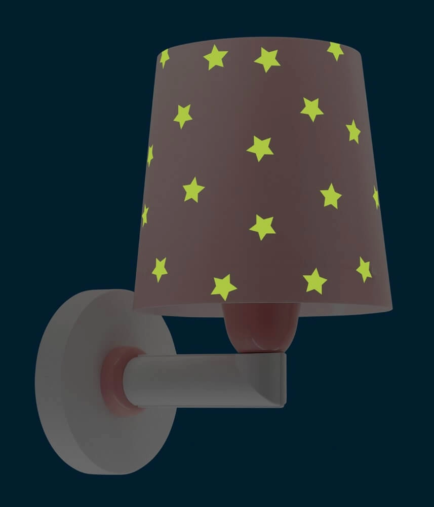 Kinderzimmer-Wandleuchte Star Light zartes Rosa Dalber 8420406001470