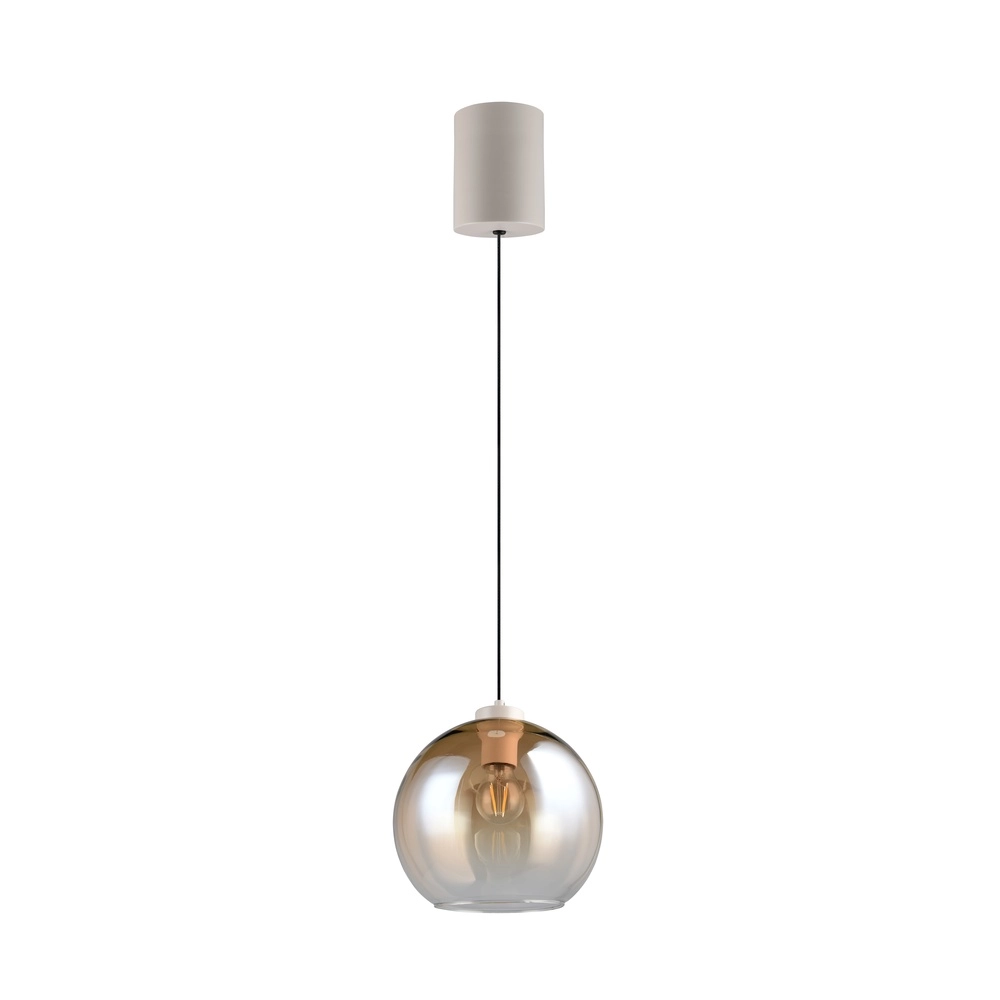 Pendellampe Liora Bernsteinglas Trio 4017807682380
