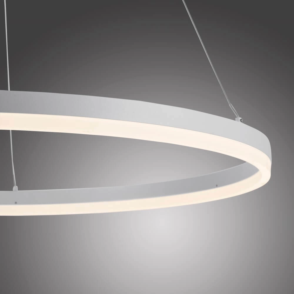 Moderne Hängelampe Titus Ø 80cm weiß Paul Neuhaus 4012248365373