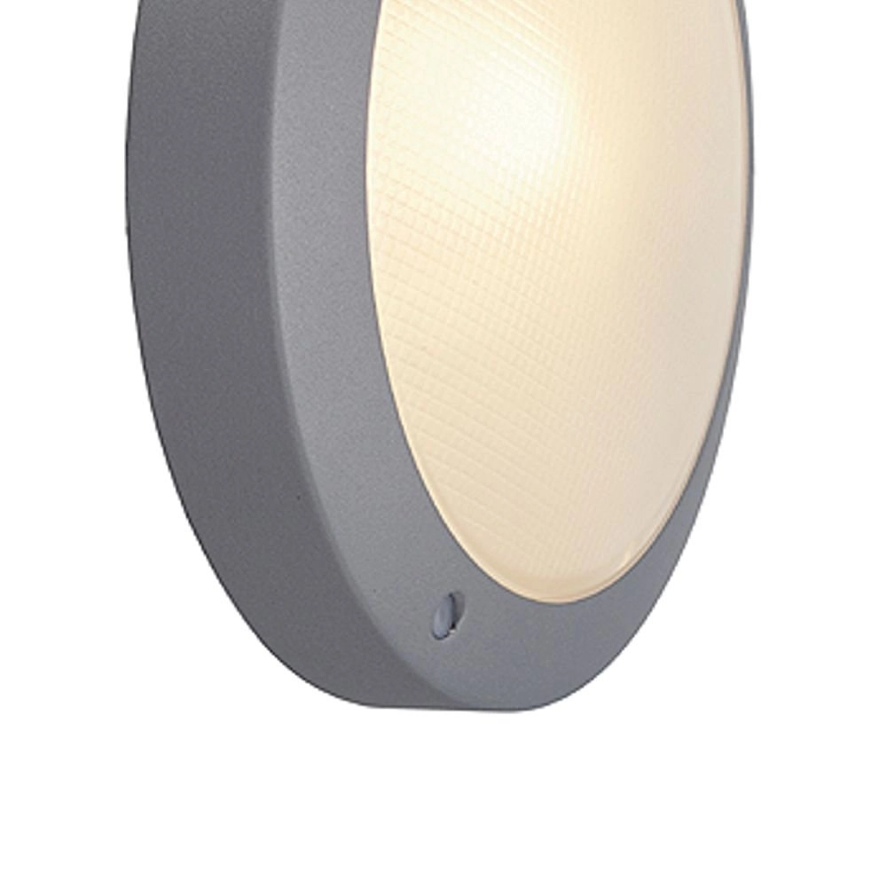 Runde Außenleuchte Bulan 27cm silbergrau SLV 4024163090933
