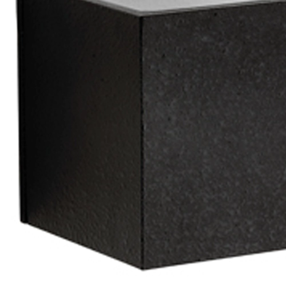 Quadratische LED-Wandleuchte Rhain 10,5 cm - schwarz Albert 4007235623727