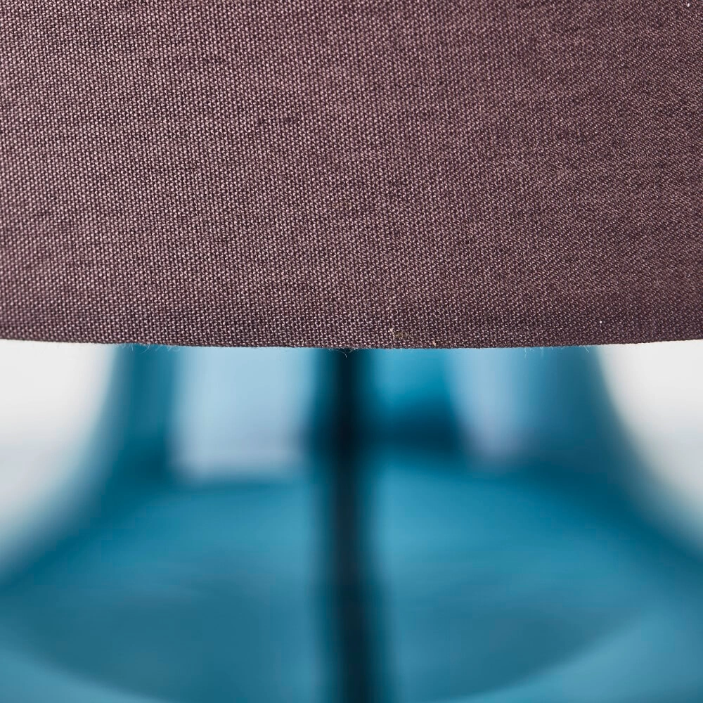 Tischlampe Hydra blau mit taupe Brilliant 4004353413131