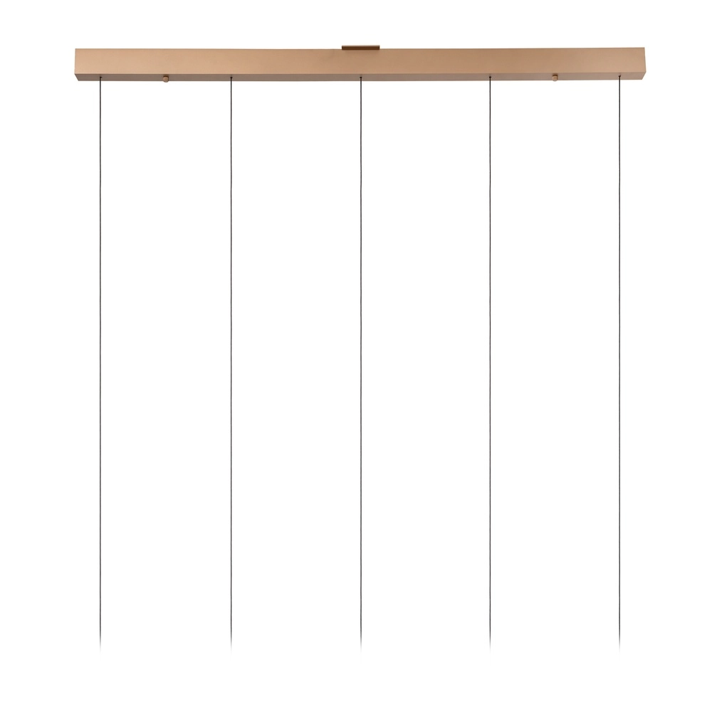 Essaal-Pendellampe Santiago LED – Champagner – 5x Ø 23 cm Premium by Lucide 5411212221902
