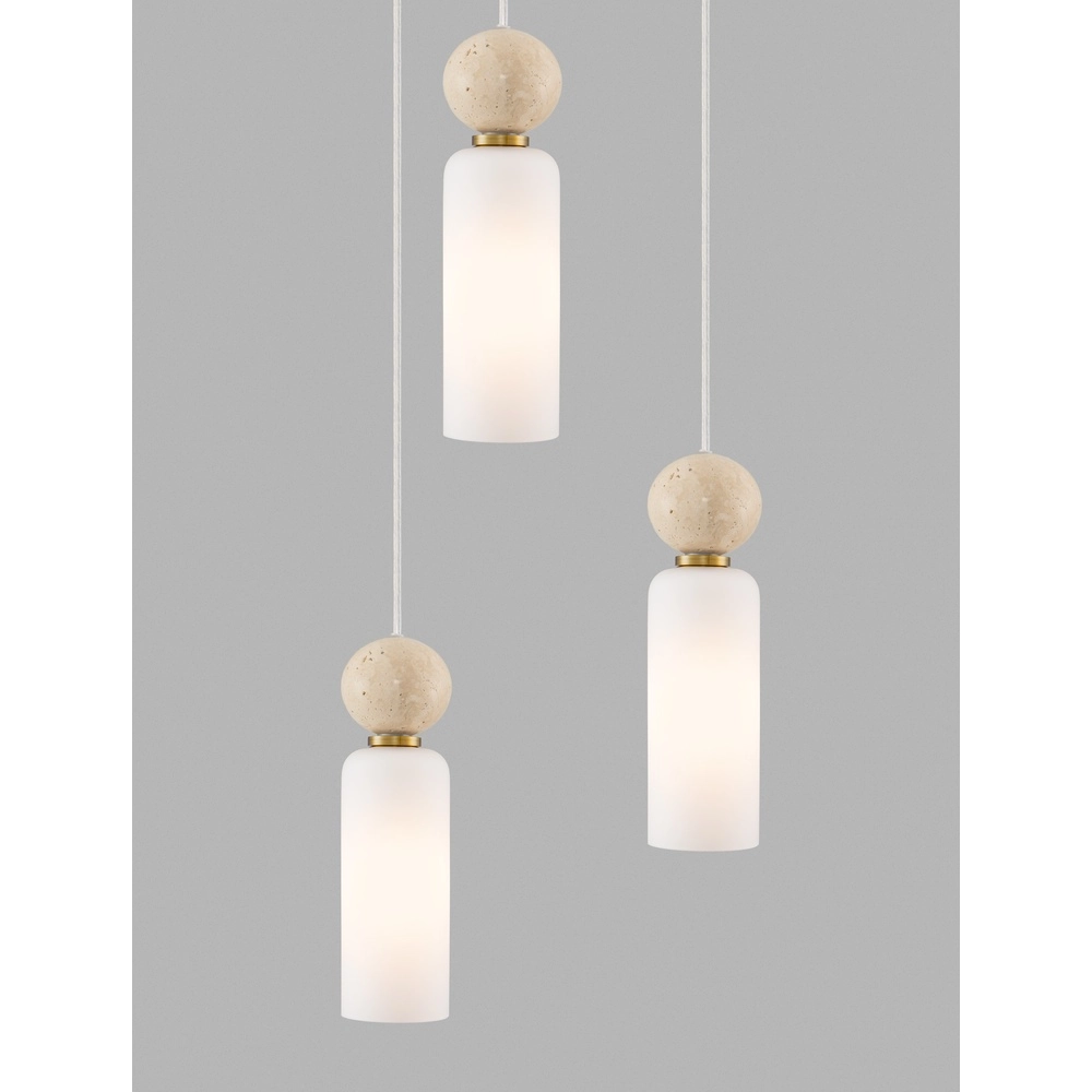 Pendelleuchte Filomena 3-flammiges Gold Lyora 5212017483492