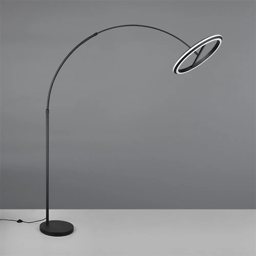 Stehlampe Amador Schwarz Trio 4017807688160