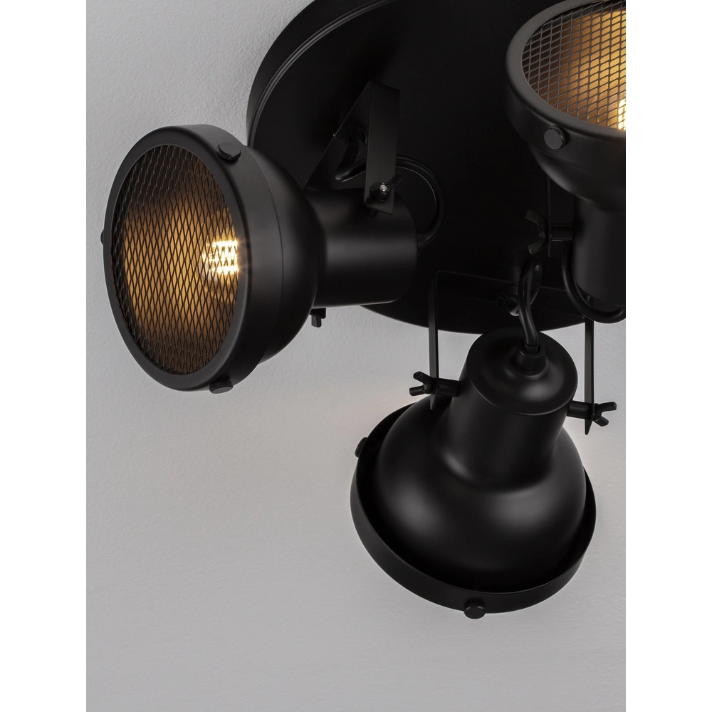 Deckenlampe Ruvi 3-flammig schwarz Lyora 5212017446374