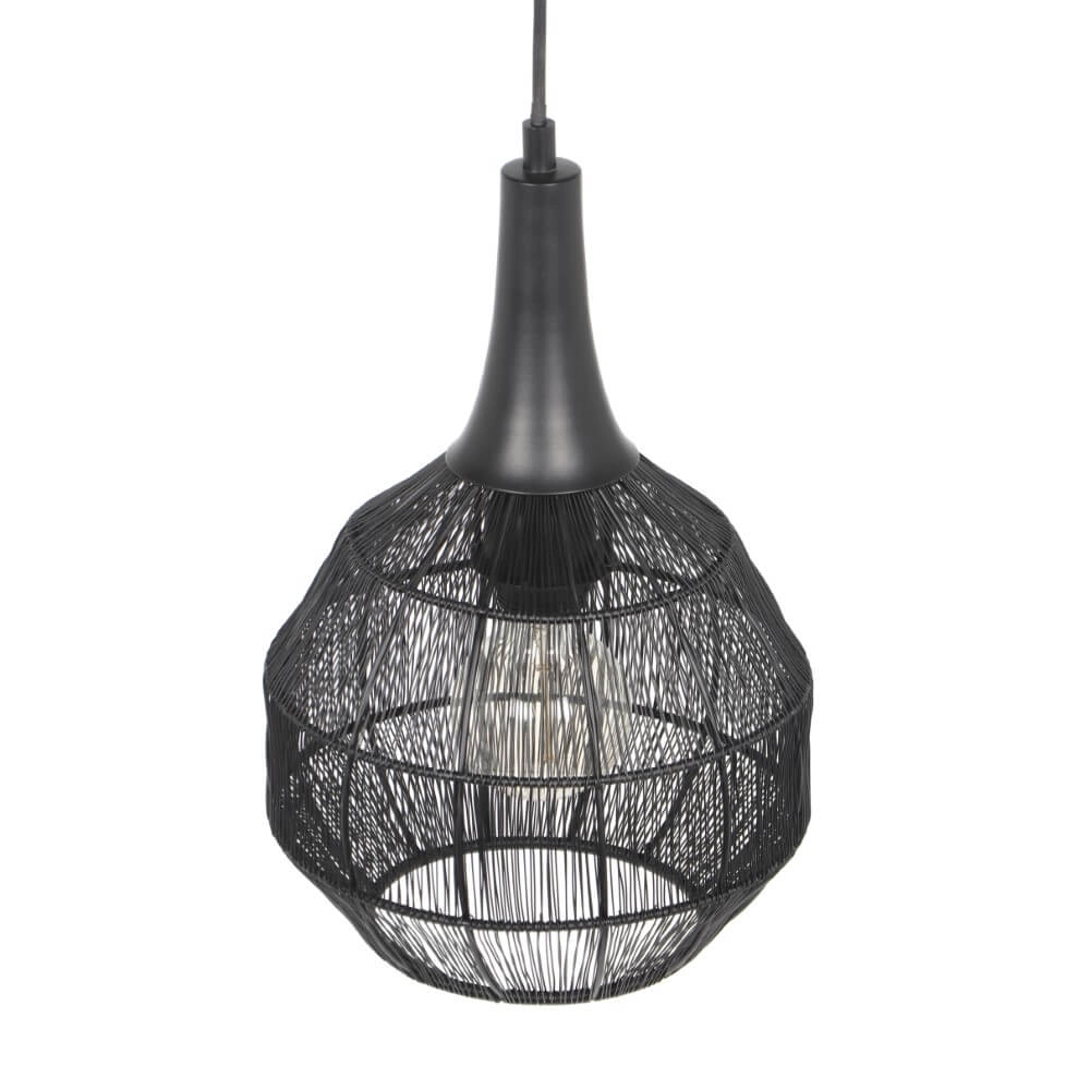 Runde Hängelampe Soraya Ø 26cm - schwarz Trio 4017807617474