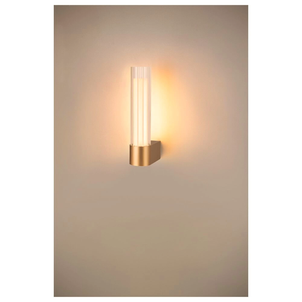 Badezimmer-Wandleuchte Lygant Single Messing SLV 4024163280693