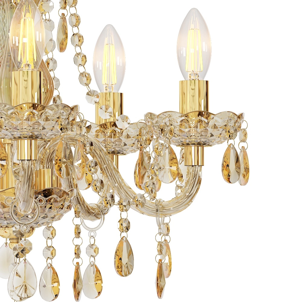 Kronleuchter Marie Ø 48 cm Gold Globo 4048194072768