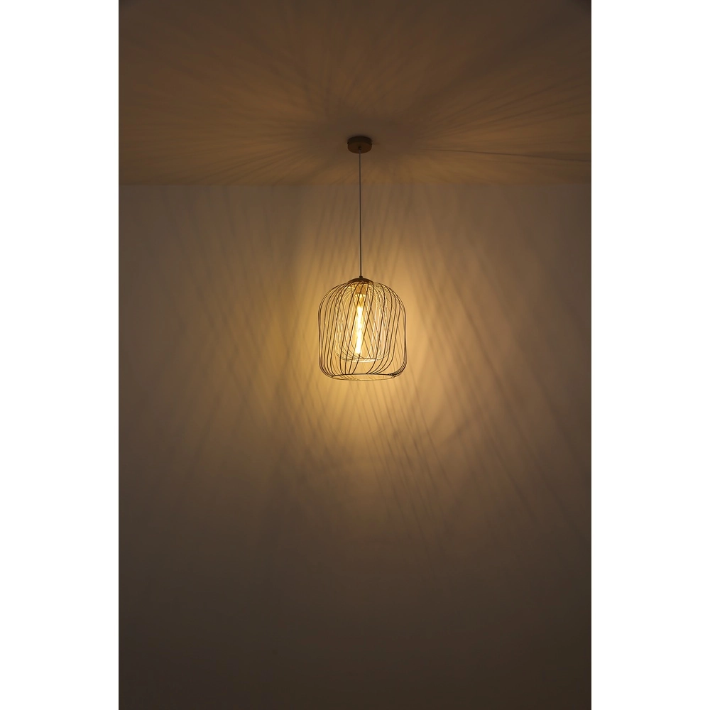 Pendelleuchte Dichti sandbraun Ø 35cm Globo 9007371522354