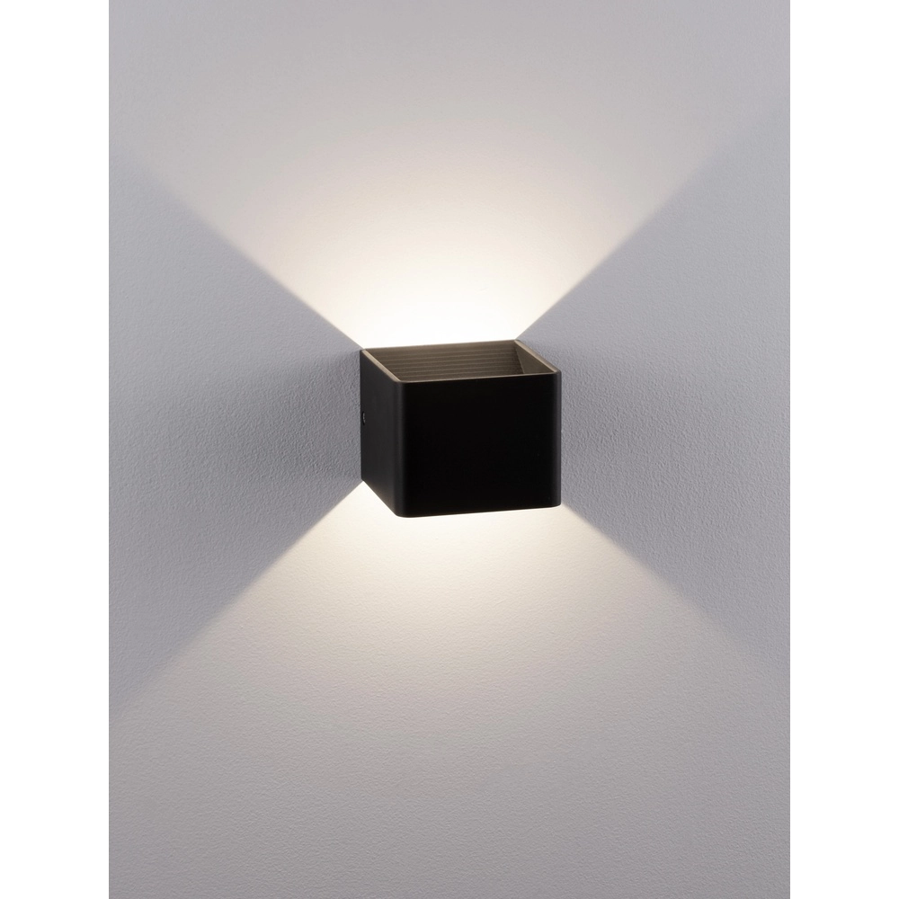 Wandstrahler Epic Quadratisch Schwarz Lyora 5212017444325