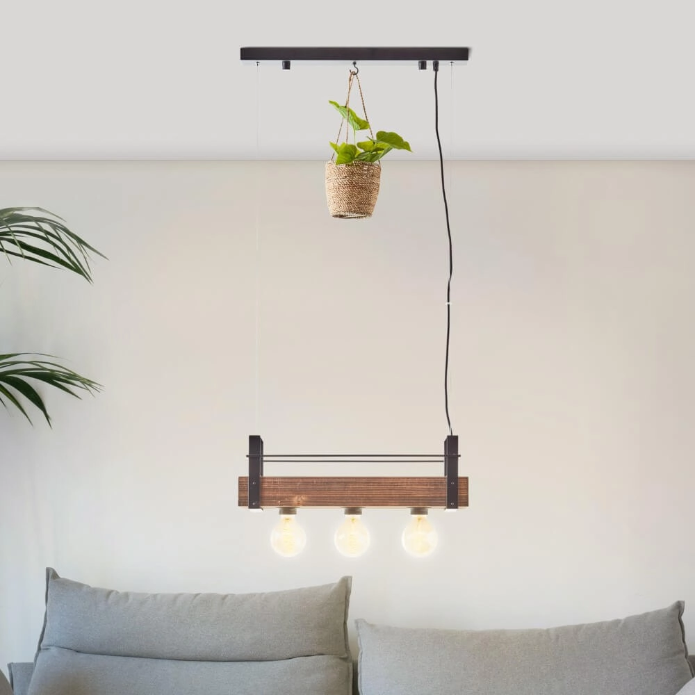Hängelampe Bankwood 50cm Brilliant 4004353396571