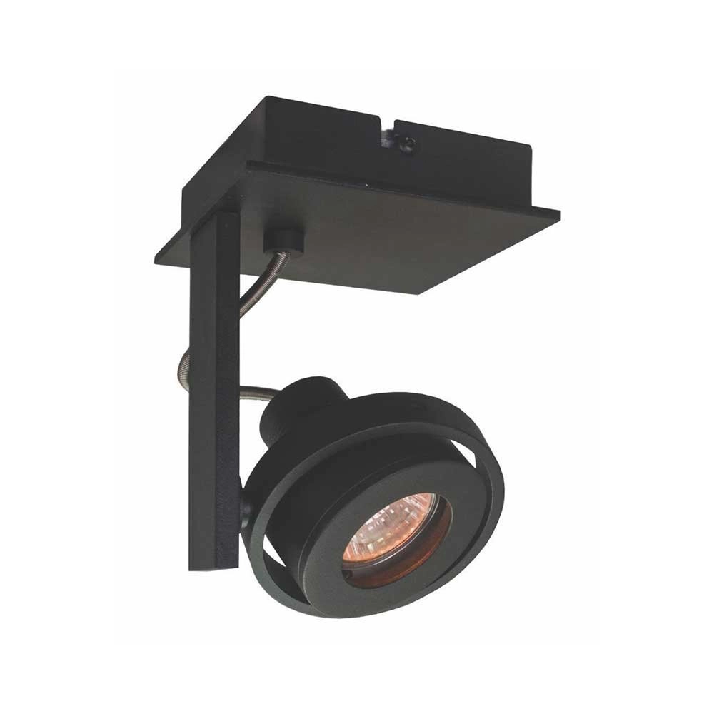 1-Lampen-Scheinwerfer Meist Schwarz
