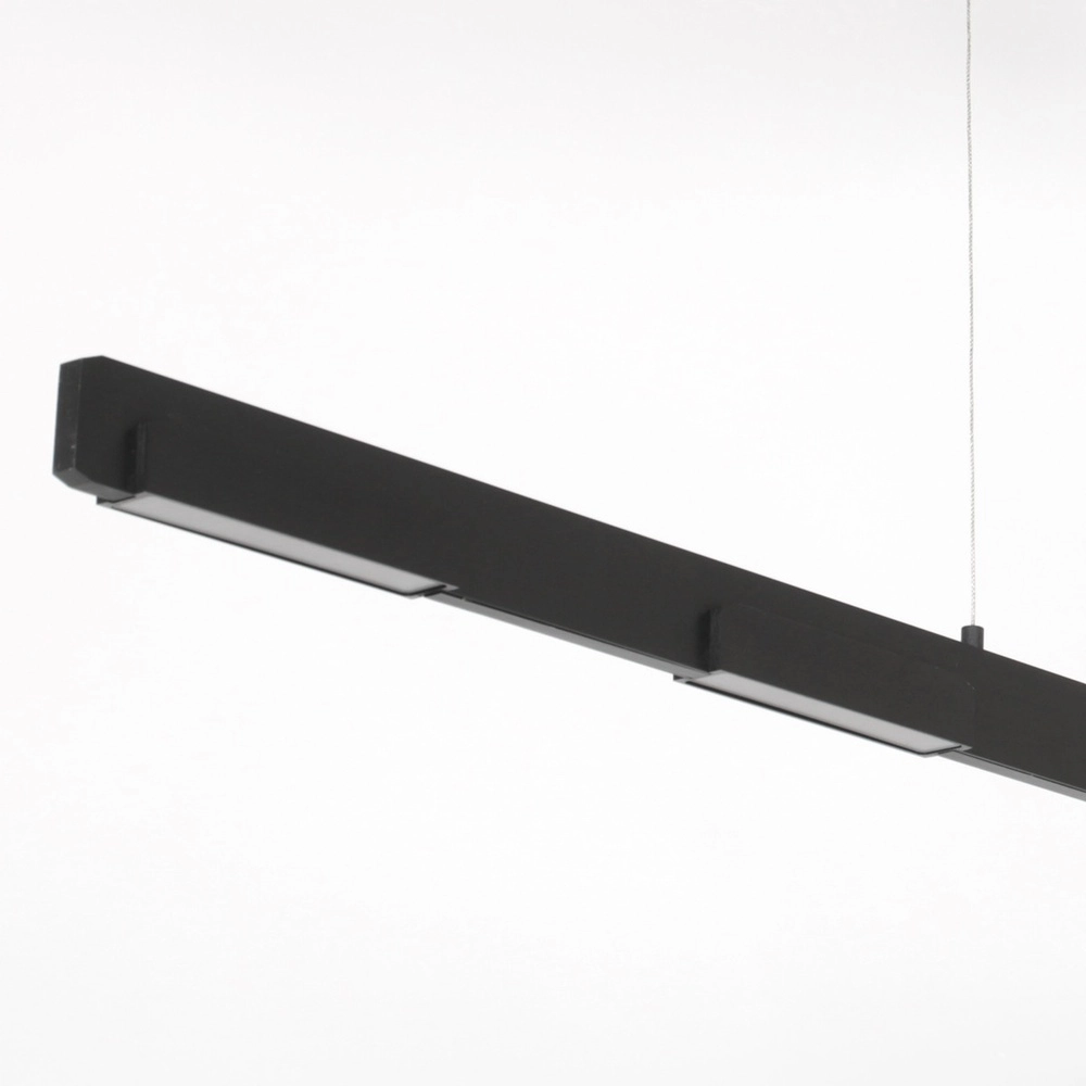 Schlanke Pendelleuchte Bloc schwarz Steinhauer 8712746148275