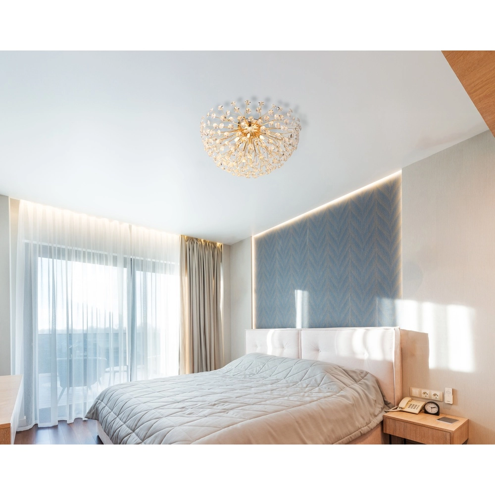 Deckenlampe Katrina gold Ø 60cm Globo 9007371484317