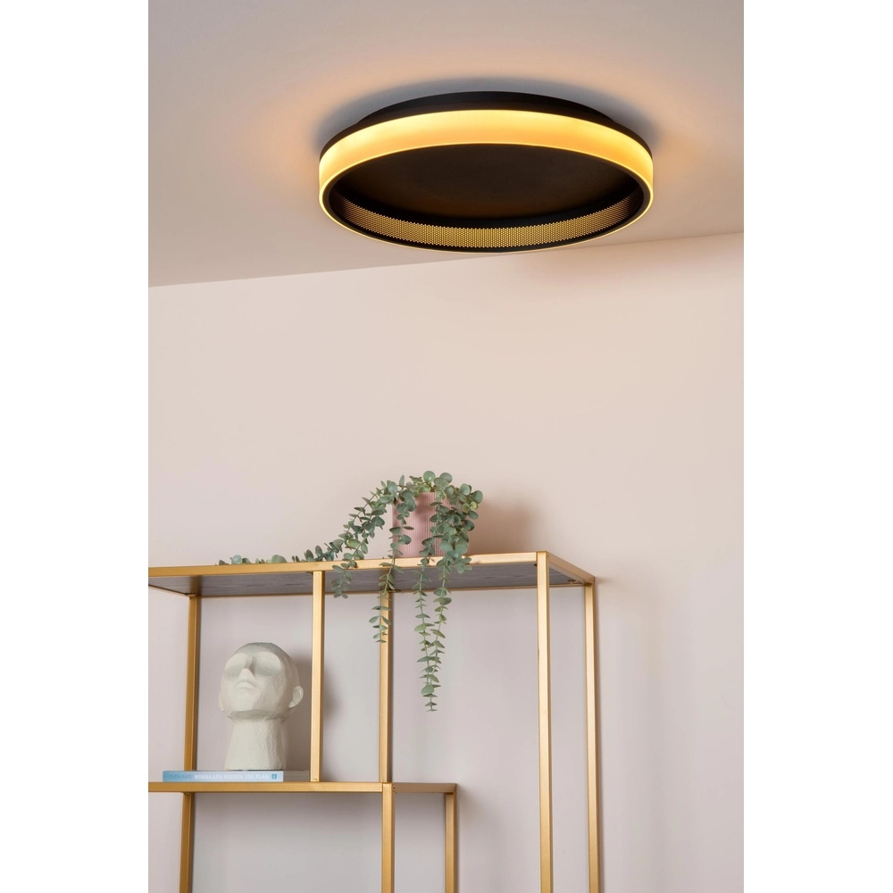 Design-Deckenlicht Estreja Ø 40cm schwarz Lucide 5411212712806