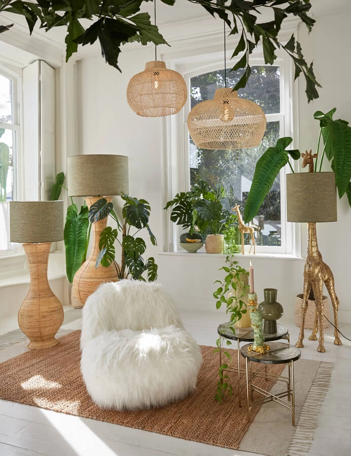 Pendelleuchte japandi Charita Ø 60cm Light & Living 8717807644000
