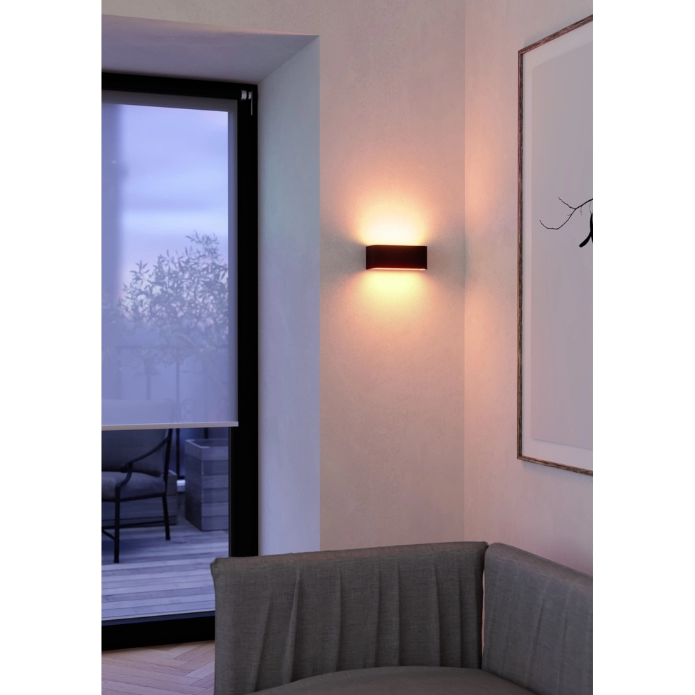 Intelligente Wandlampe Sania-Z Schwarz - LED - 20 cm Eglo 9008606361670