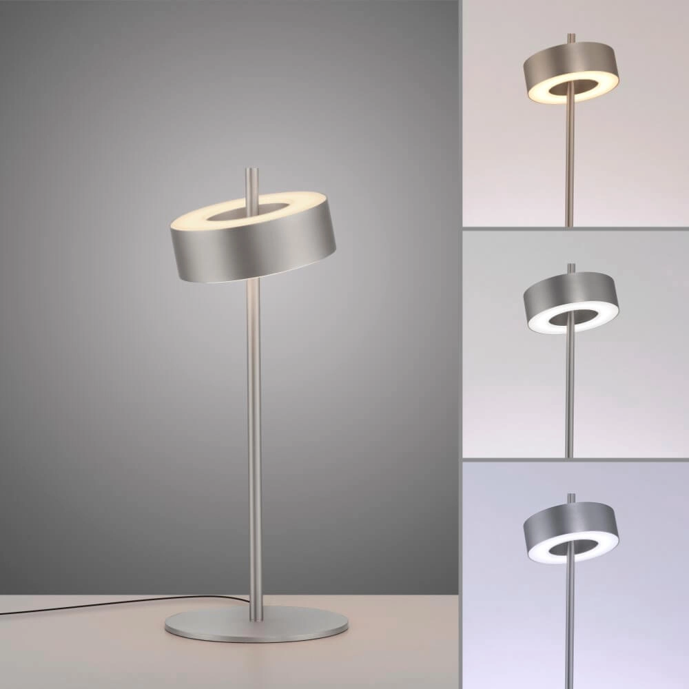 Tischlampe aus Aluminium Q-Rotate Design Paul Neuhaus 4012248383223