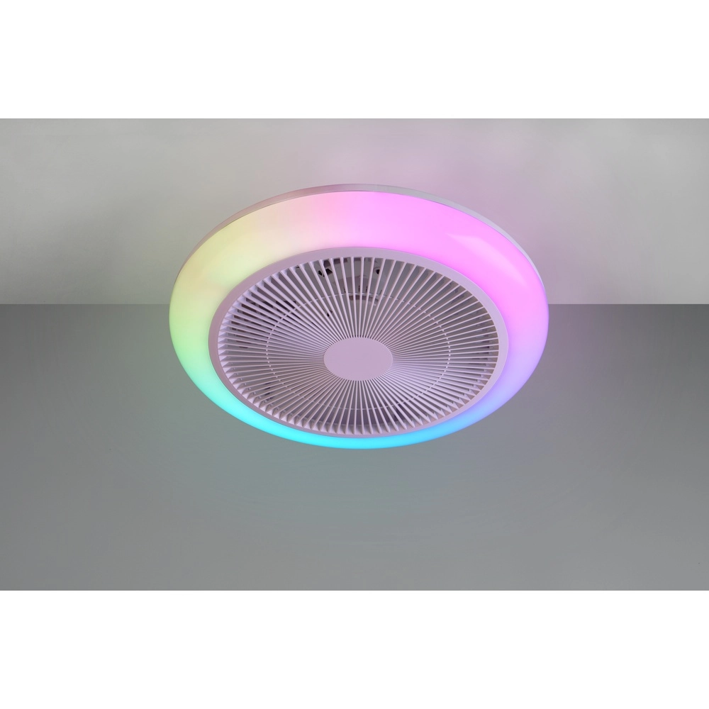 Designventilator Holmsund weiße Ø 46cm mit RGB-Funktion