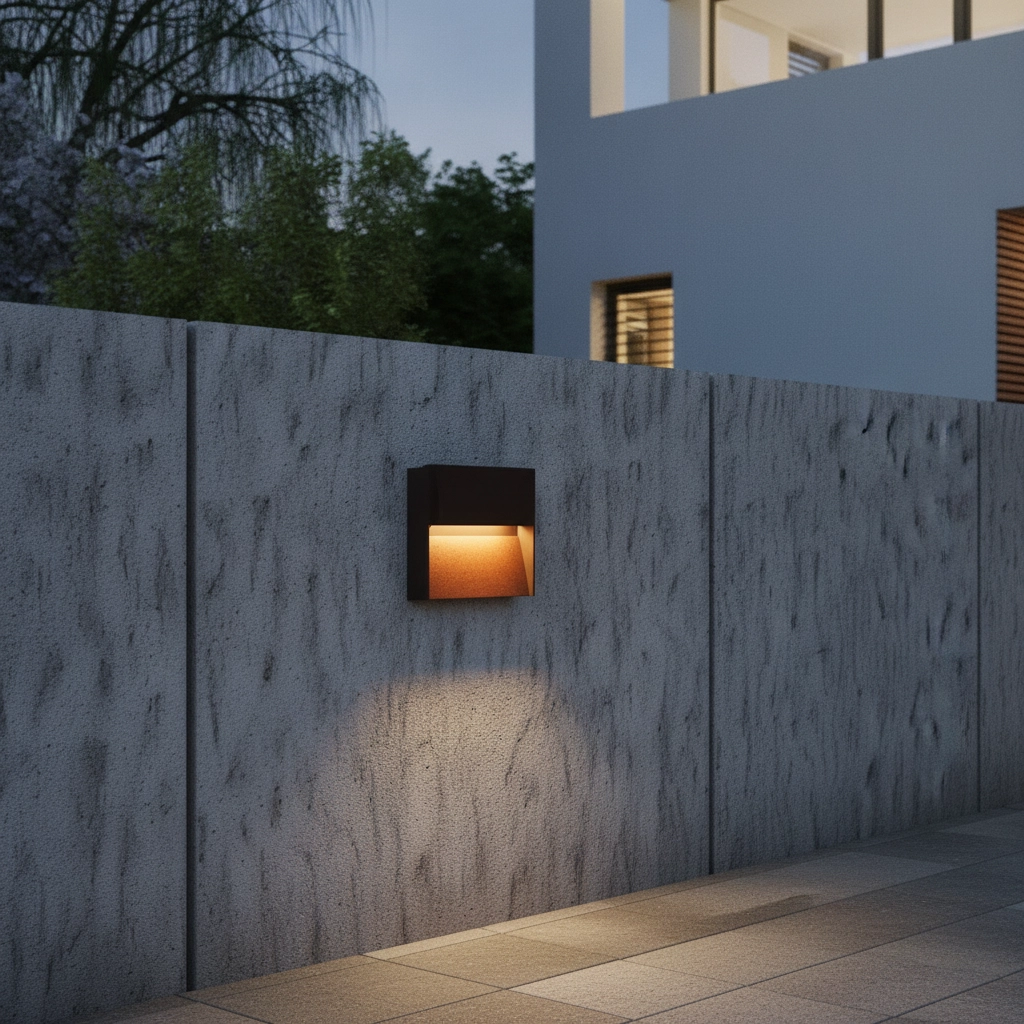 Design-Wandlampe Noray Schwarz mit Holz – 3000K