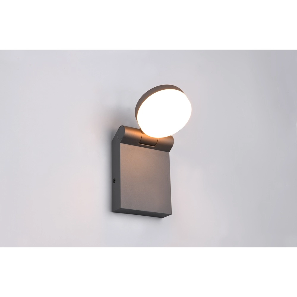 Schlanke Wandleuchte Adour anthrazit Trio 4017807603392