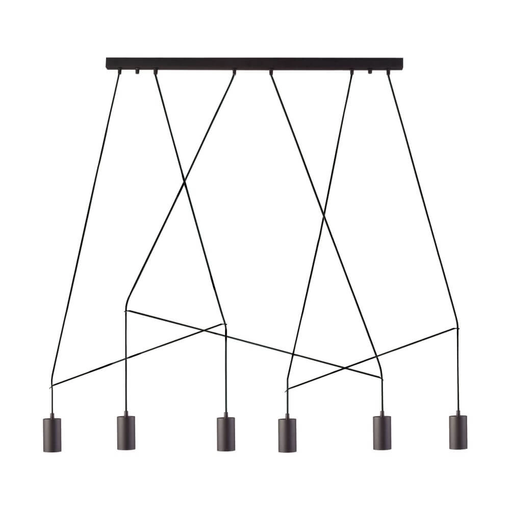Büro-Hängelampe Imbria 6-Licht