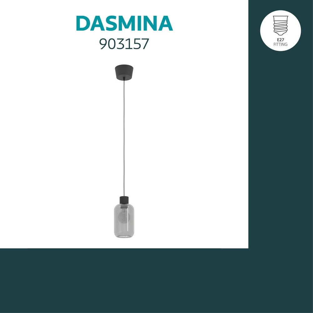 Design-Pendellampe Dasmina schwarze Ø 13 cm
