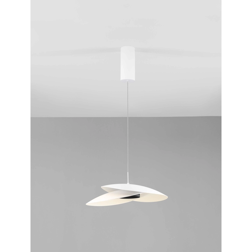 Pendelleuchte Olea Design weiß Ø 48cm Lyora 5212017456960