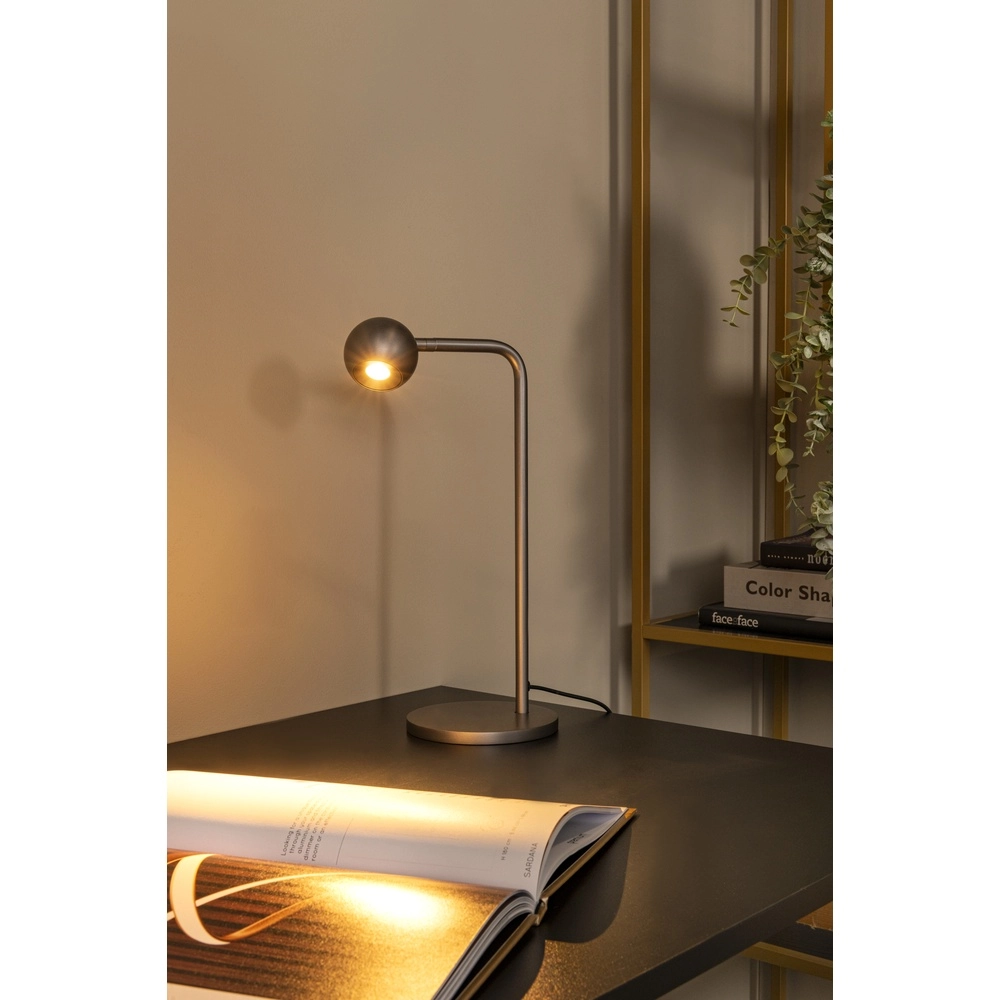Design-Tischlampe Montana Grau Premium by Lucide 5411212680181
