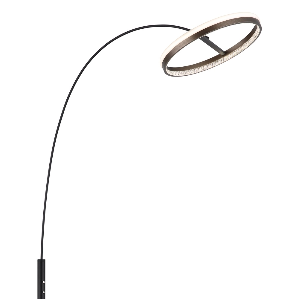 Design-Bogenlampe Della Schwarz Globo 9007371465743