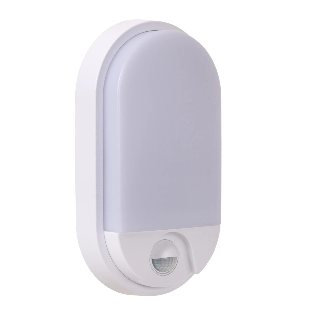 Ovale Wandlampe Hups Ir Weiß mit Sensor