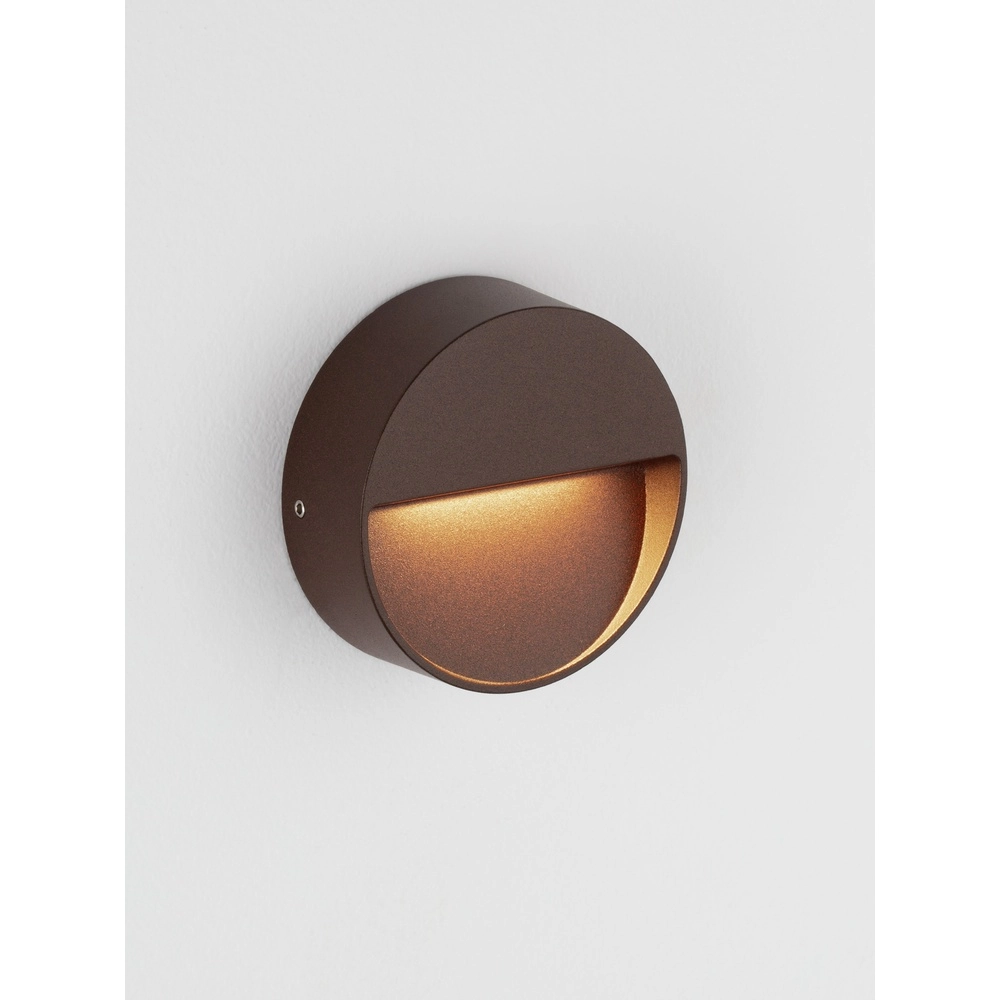 Runde Wandlampe Sete Rostbraun Lyora 5212017497932