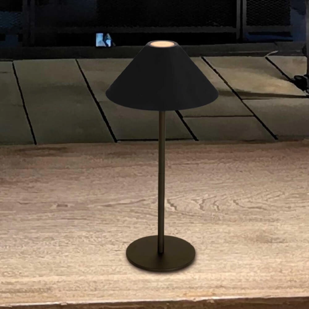 Schwarze Tischlampe Ancilla Steinhauer 8712746151534