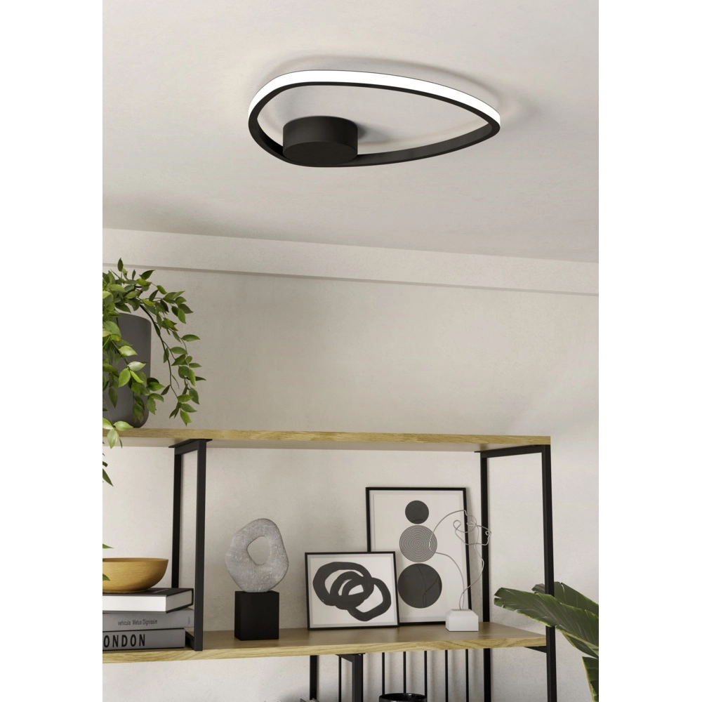 Deckenlampe Moschella Design schwarz Eglo 9008606356607
