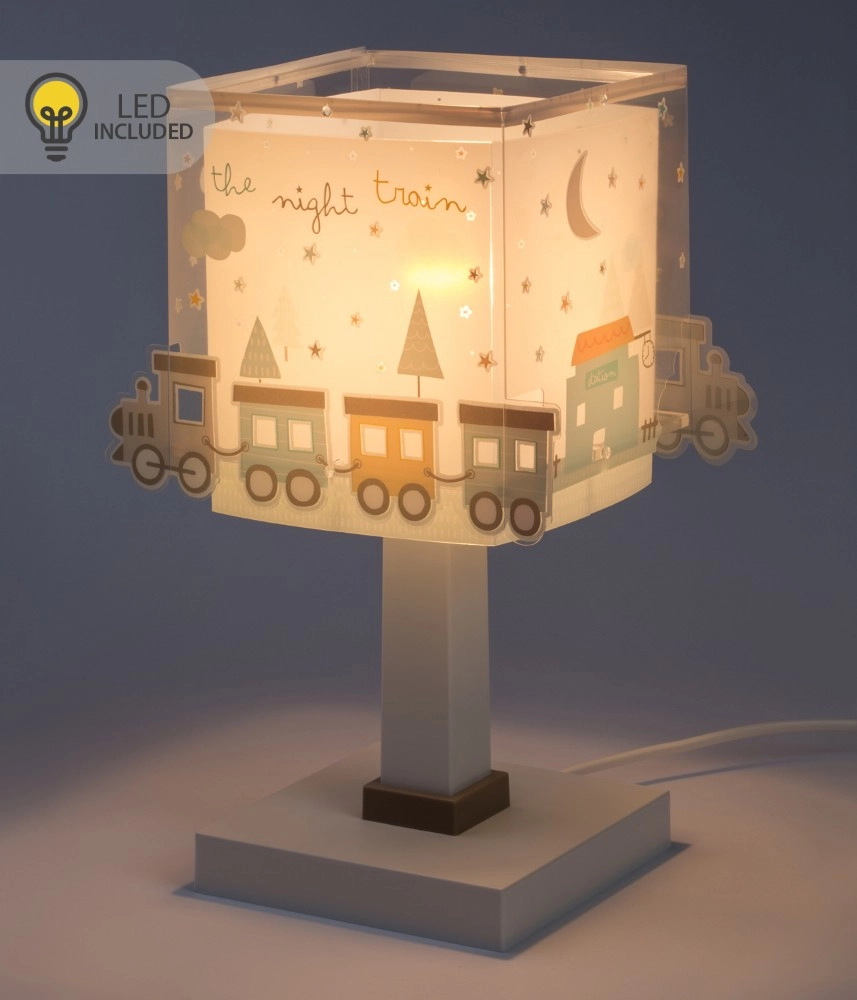 Tischlampe Night Train Graues Leuchten im Dunkeln Dalber 8420406002507