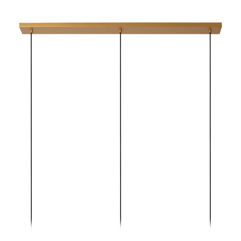 Design-Pendellampe Gunhild 3-helle goldene Gerade Lucide 5411212303356