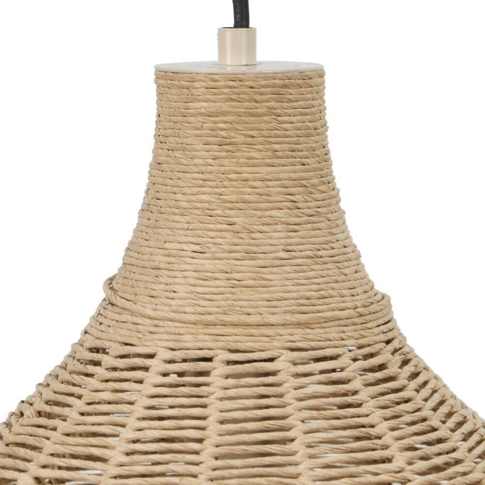 Hängelampe aus Rattan Janne Ø 35cm Trio 4017807629293