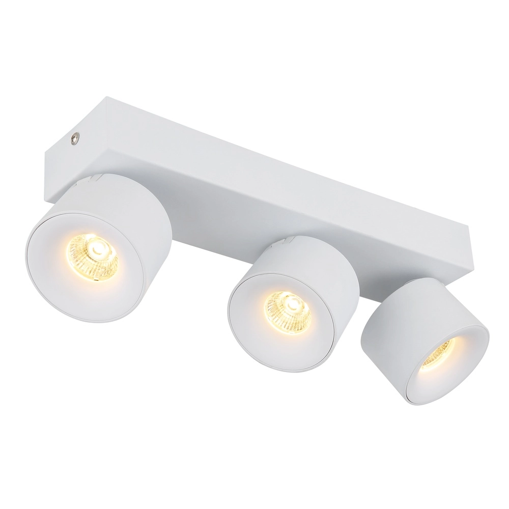 Elegante Deckenlampe Rae 3-Licht-Weiß