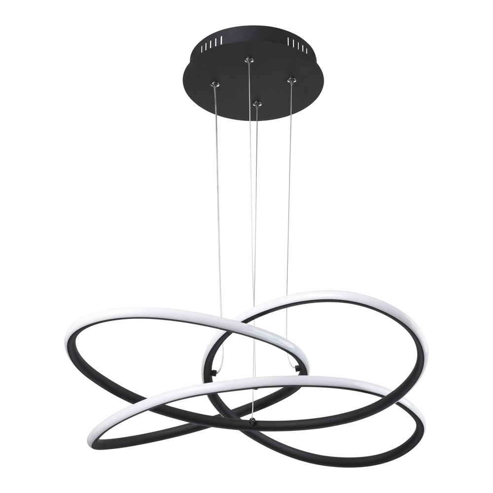 Design-Pendellampe Panda schwarz Ø 60cm Globo 9007371409426