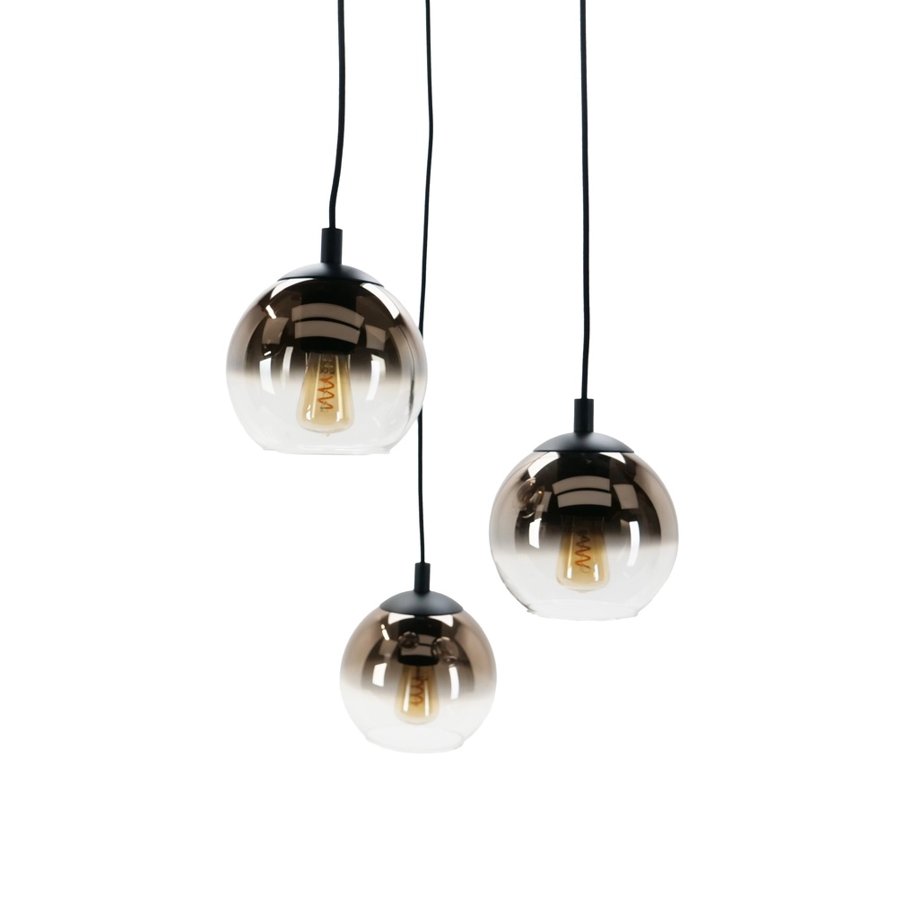 Pendelleuchte Ariscani 1 3-flammig schwarz rund Eglo 9008606358069