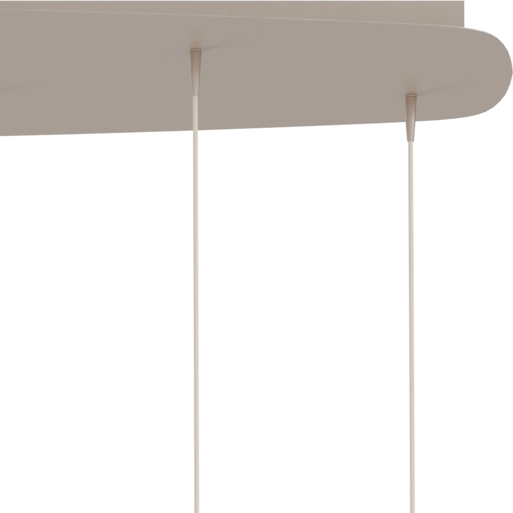 Ovale Pendellampe Alta 8-Licht beige Terra Masterlight 8718121438368