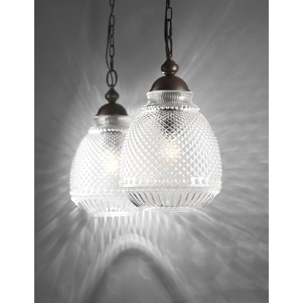 Pendelleuchte Toulon Klarglas