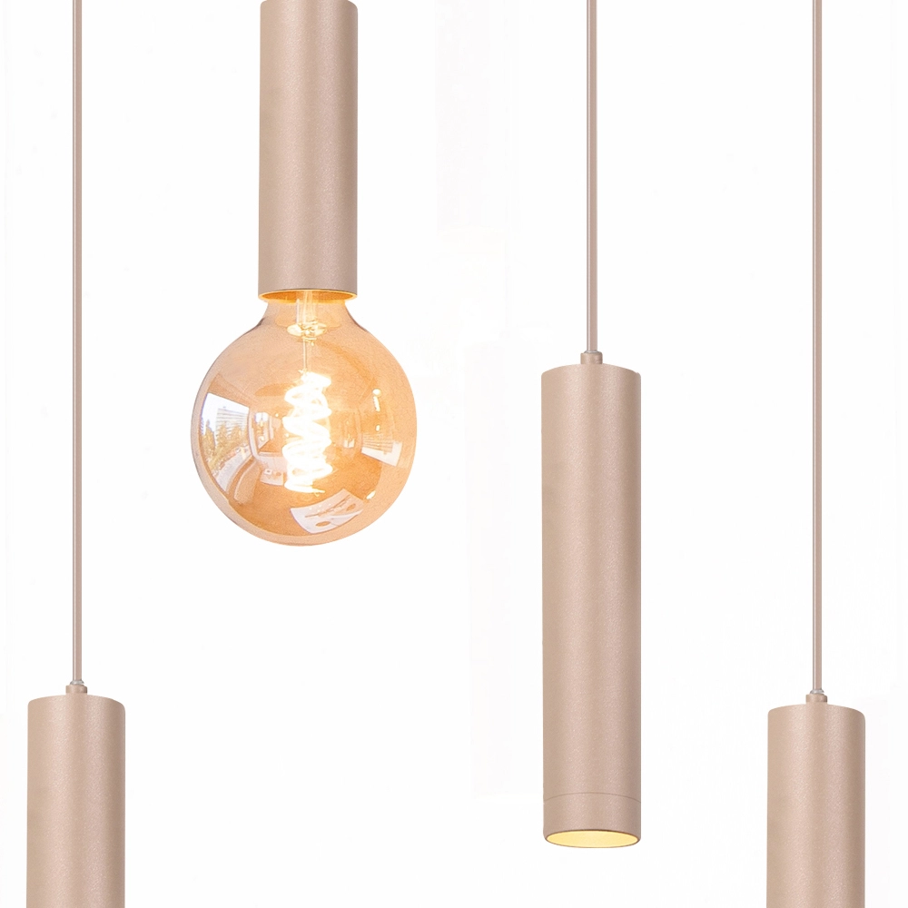Design-Pendelleuchte Locarno 8-hell sandbraun Highlight 8718379051272