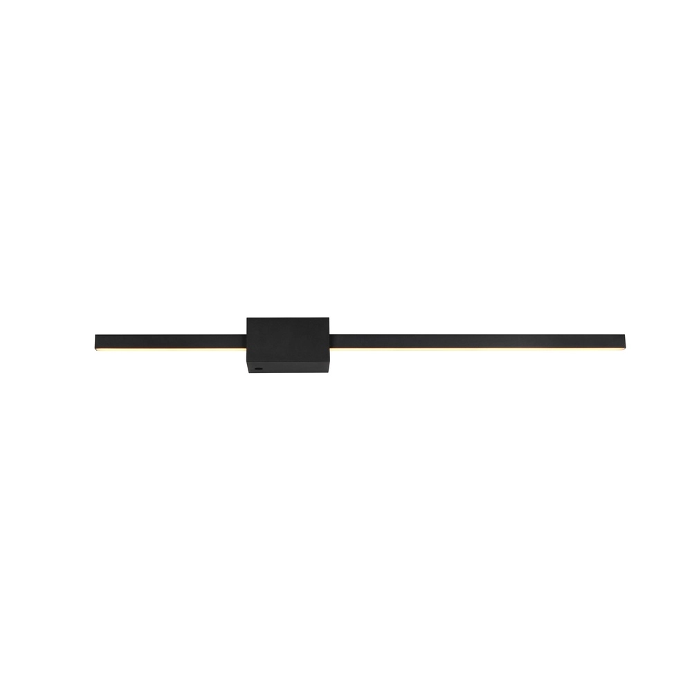 Moderne Wandlampe Cassino Schwarz 70,5 cm Trio 4017807683226