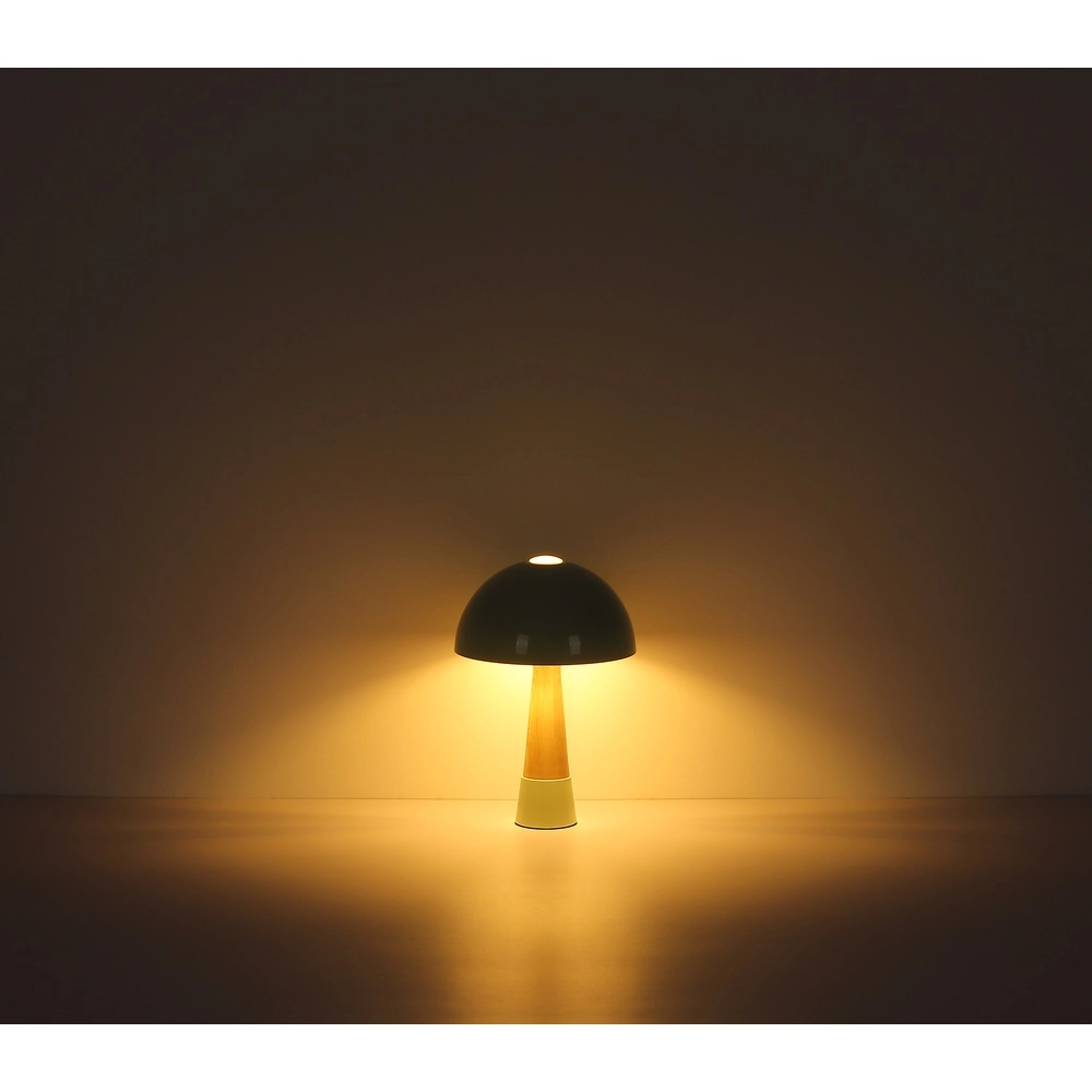 Einzigartige Tischlampe Paulin Ø 25 cm sandbraun Globo 9007371519804